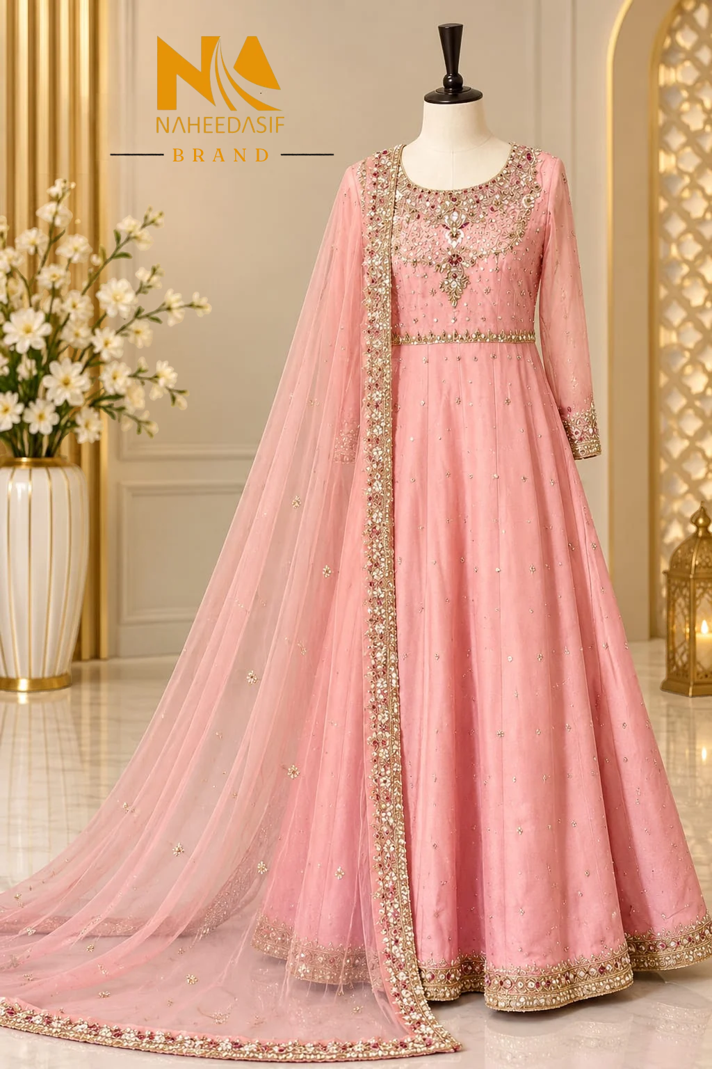 Pakistani couture and hand embroidery